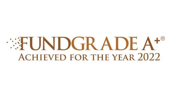 Graphic showing Fundgrade award